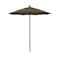 California Umbrella 7.5' Black Aluminum Market Patio Umbrella, Olefin Woven Sesame 194061334829 - alternate 1